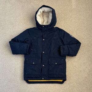 Lands End Navy Expedition Down Jacket sz M (10-12)